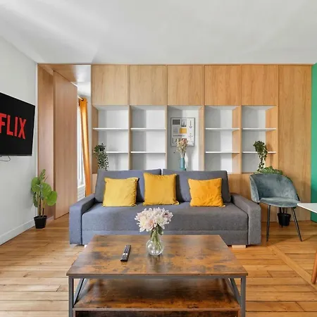 Quartier Les Marais 1 Bedroom With Netflix Apartment