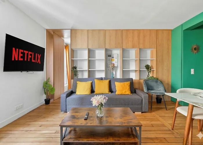 Quartier Les Marais 1 Bedroom With Netflix Apartment